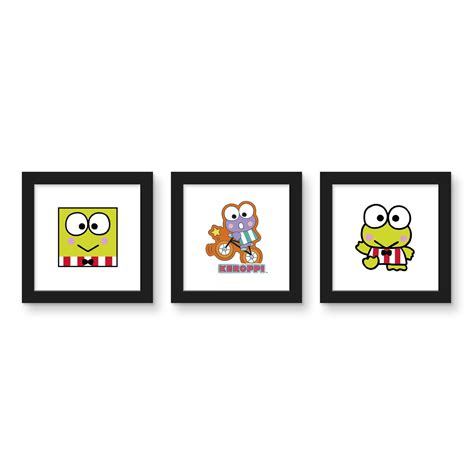 Gallery Pops Sanrio Hello Kitty Keroppi Wall Art Bundle 3 Pack