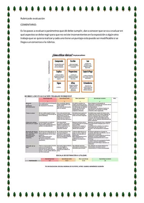 Rubrica De Evaluacion PDF