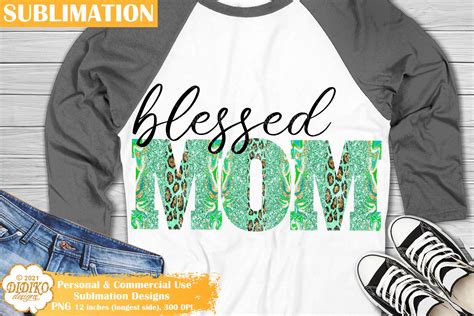 Mom Sublimation Blessed Png Mothers Day Png Didiko Designs