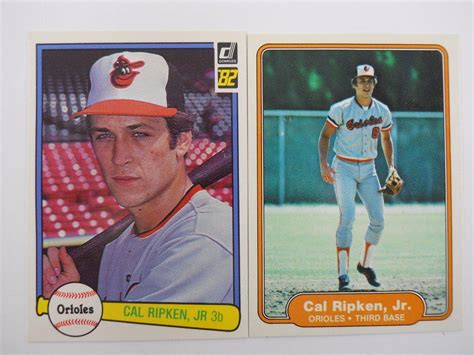 Two Cal Ripken, Jr. Rookie Cards