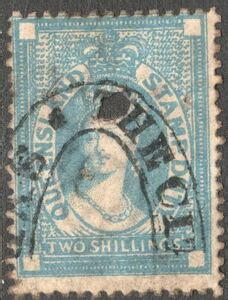 Stamp Queen Victoria 1819 1901 Duty Stamp Queensland Stamp Duty