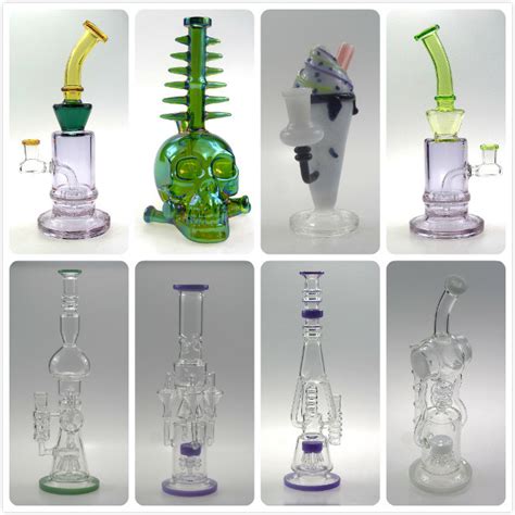 Daisy Glass Water Pipes Hookahs Bubbler Smoking Water Pipe Recycler DAB