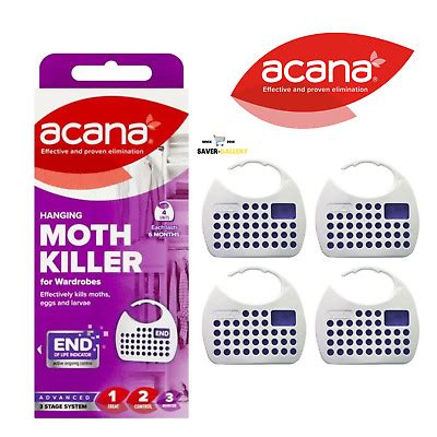 ACANA Moth Hanging Proofer Killer Repellent Wardrobe Freshener Fabric