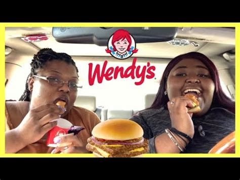 Wendys 5 Biggie Bag Mukbang DeLexisEats YouTube