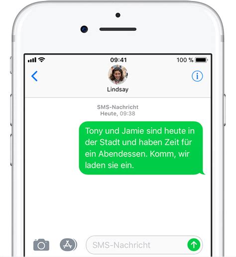 Informationen Zu Imessage Und Sms Mms Apple Support