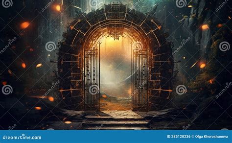 Beyond The Gate Lies An Enigmatic Portal To Another Dimension AI