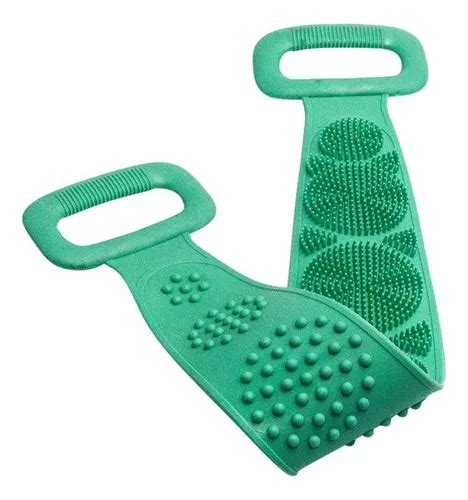 Escova Corporal De Banho Em Silicone Bucha De Lavar Costas