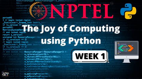 Nptel The Joy Of Computing Using Python Week 1 Quiz Assignment