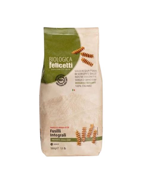 Fusili Integral Bio 500 Gr Felicetti