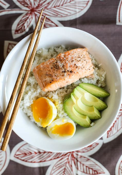 15 Minute Salmon And Avocado Rice Bowls Video — Set The Table