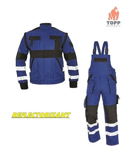 Salopete De Lucru Bumbac Uniforme Bumbac TopProtectie Ro