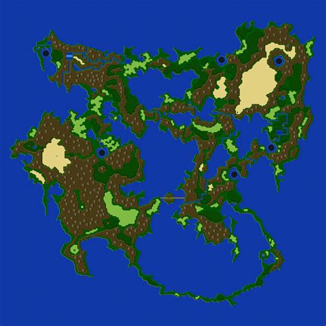 Detailed FF7 World Map