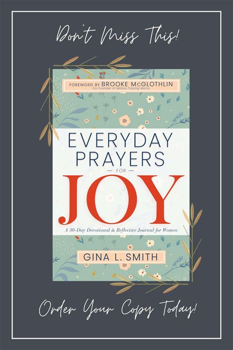 Everyday Prayers For Joy Tricia Goyer