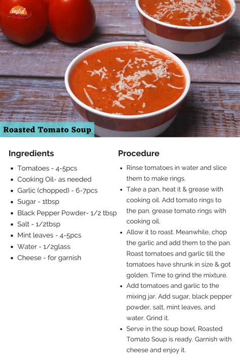 Roasted Tomato Soup Recipe Tasted Recipes