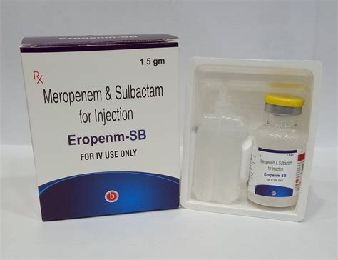 Eropenm SB Meropenem Sulbactam Injection At Rs 400 Vial In Chandigarh