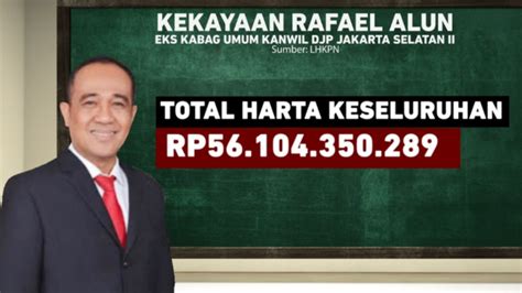 Miliki Safe Deposit Box Rp37 M Rafael Alun Disebut The New Gayus Tambunan