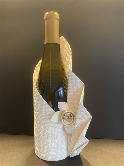 How To Wrap Wine Bottle Easy Way To Gift Wrap Wine Bottle Diy Artofit