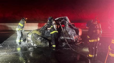 1 Hospitalized In Crash Involving Big Rig Diesel Spill On I 80