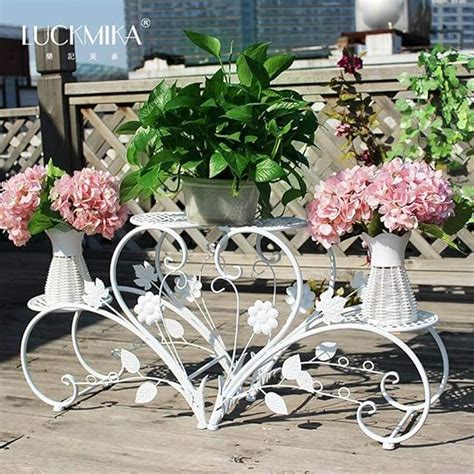 Color A3 Flower Stand Balcony Living Room Iron Multi Layer Ground Fleshy Flower Pot Rack