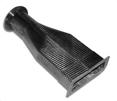 Rectangular Air Intake Duct Mm Outlet Mm X Mm Carbon Fibre