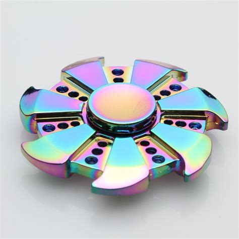 Fidget Spinner Round Rainbow Hand Spinner Edc Adhd