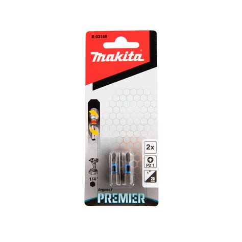 Makita Embouts De Vissage PZ1 25mm Impact Premier E 03165