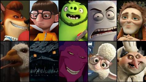 My Favorite Movie Of Animated Villains Defeats