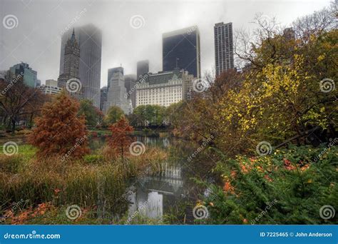 View of Central Park South stock image. Image of bridge - 7225465