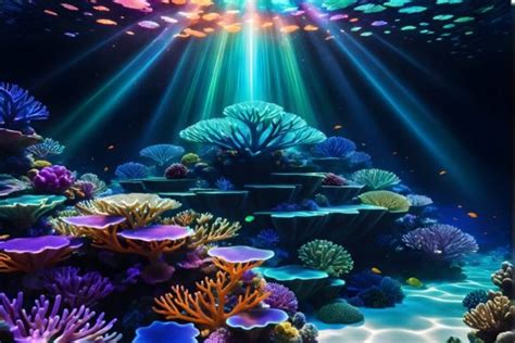 Ocean Underwater Wallpaper Graphic by mimishop · Creative Fabrica