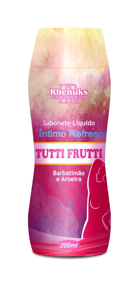 Sabonete Ntimo Tutti Frutti Rhenuks Ml