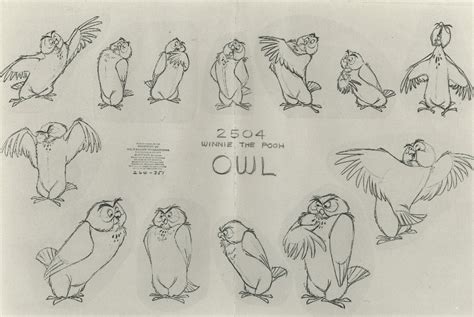 Winnie The Pooh Character Model Sheets