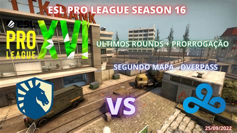 LIQUID VS CLOUD 9 ULTIMOS ROUNDS DO SEGUNDO MAPA PRORROGAÇÃO