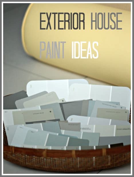 if by blue you mean grey {exterior house paint ideas} - the space between