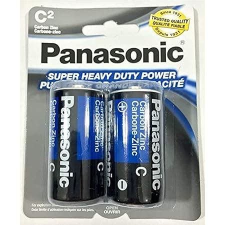 Amazon Pc Size C Panasonic Batteries Super Heavy Duty Power Zinc