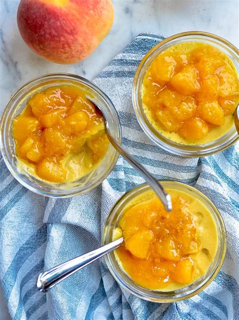 Paleo Peach Mousse With Fresh Peach Sauce Eat Well Enjoy Life