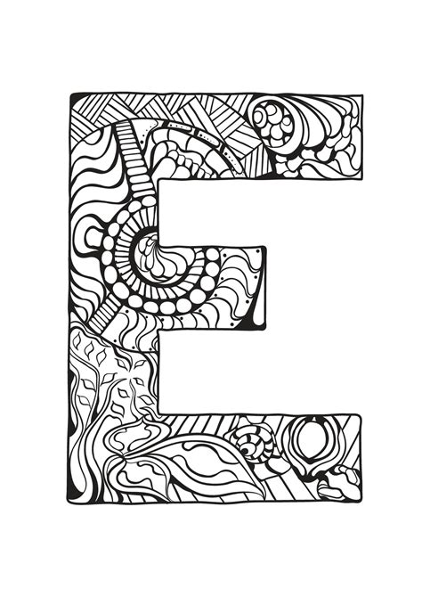 Alphabet free to color for children - Alphabet Coloring Pages for Kids