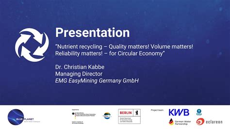 Blue Planet Berlin Water Dialogues Presentation On Nutrient