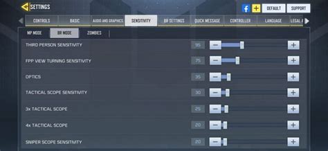 Cod Mobile Best Br Mode Sensitivity Settings For Gyroscope Users