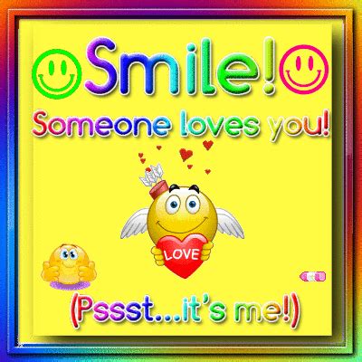 Smile Someone Loves You Free Send A Smile Day ECards Greeting Cards