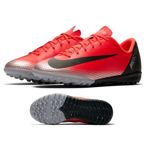 Nike Youth Cr7 Ronaldo Mercurialx Vapor 12 Academy Turf Red