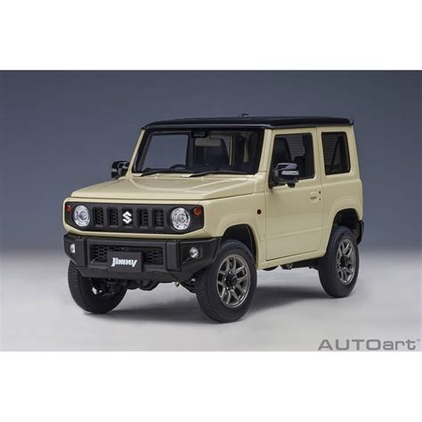 AUTOart 1 18 Suzuki Jimny JB64 Chiffon Ivory Metallic Model