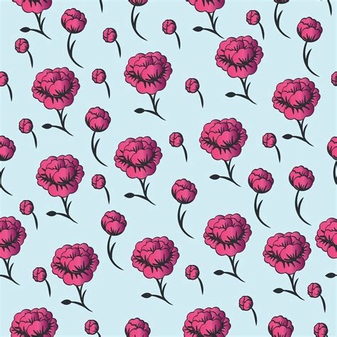 Seamless fabric rose pattern design 42669936 Vector Art at Vecteezy