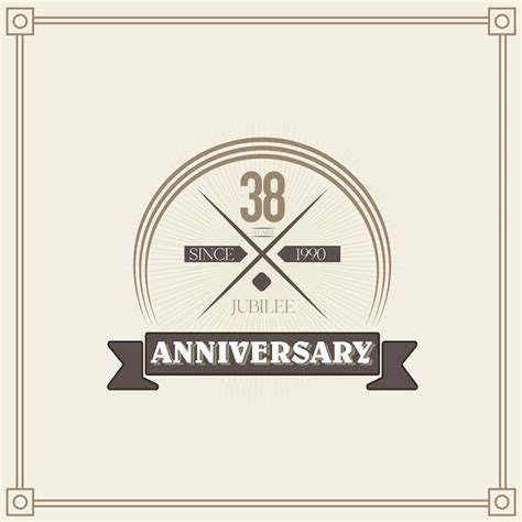 Premium Vector Years Anniversary Celebration Design Template Th