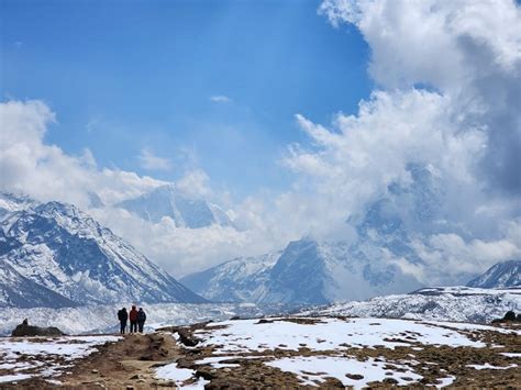 Everest Base Camp Trek Lobuche Climb Smith Team Continue Up Valley