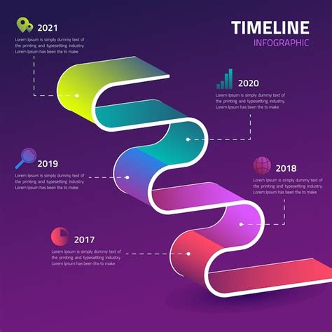 Infografía De Línea De Tiempo De Diseño Plano Vector Gratis