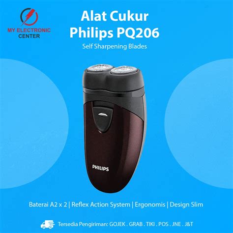 Jual Mesin Alat Cukur Kumis Jenggot Philips PQ 206 Electric Travel