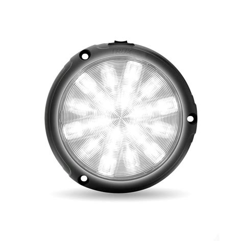 Peterbilt 6" Round Multicolor LED Interior Cab Dome Light With Matte ...