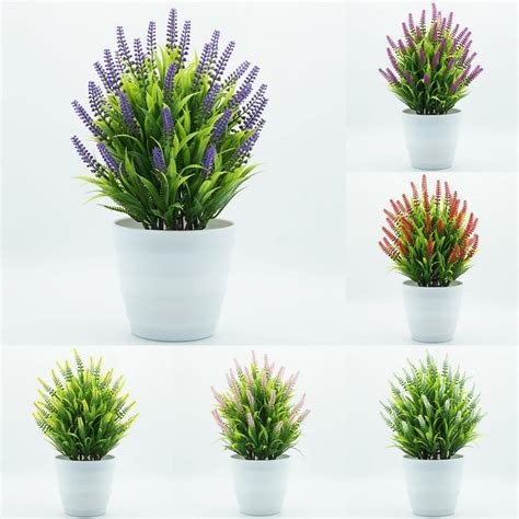 Artificial Flower Nice Looking Vivid Beautiful Simulation Lavender