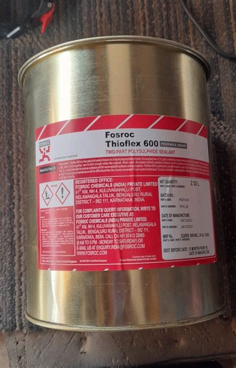 Fosroc Thioflex Polysulphide Sealant Jar At Rs Kg In Hubli