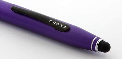 Stylo Multifonction Stylet Num Rique Et Stylo Bille Tech Violet De Cross